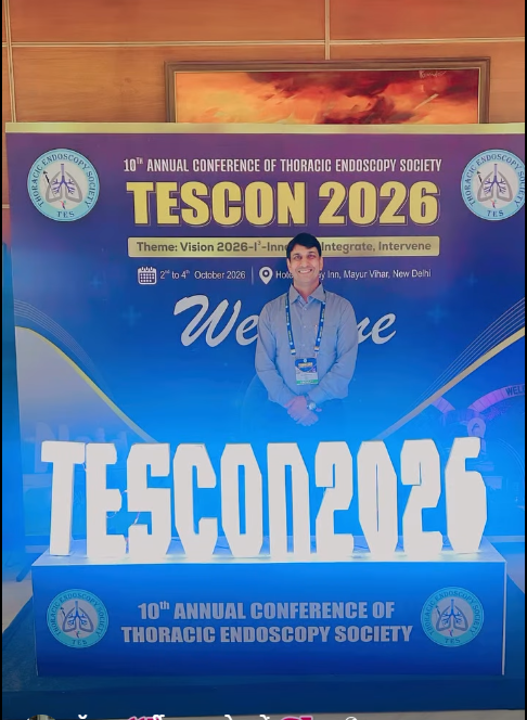 Proudly Honoured at TESCON 2026: National Conference on Thoracic Intervention